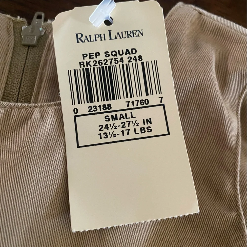 Ralph Lauren Baby Jumper- Dress With Patch Logo